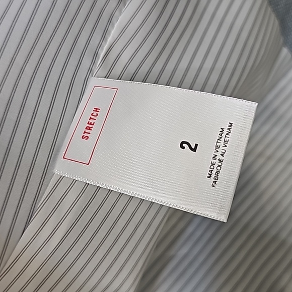 Nwt EXPRESS Powder Blue/Gray Textured Knit Collared Longsleeve Lined Blazer - Picture 11 of 15